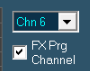 QS Edit Pro Effects Program Channel control, set to Chn 6